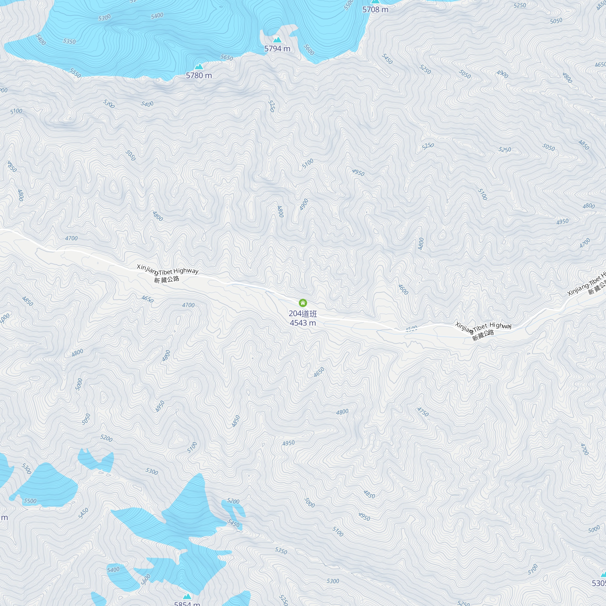204道班 map