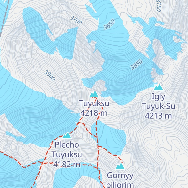Map of Tuyuksu