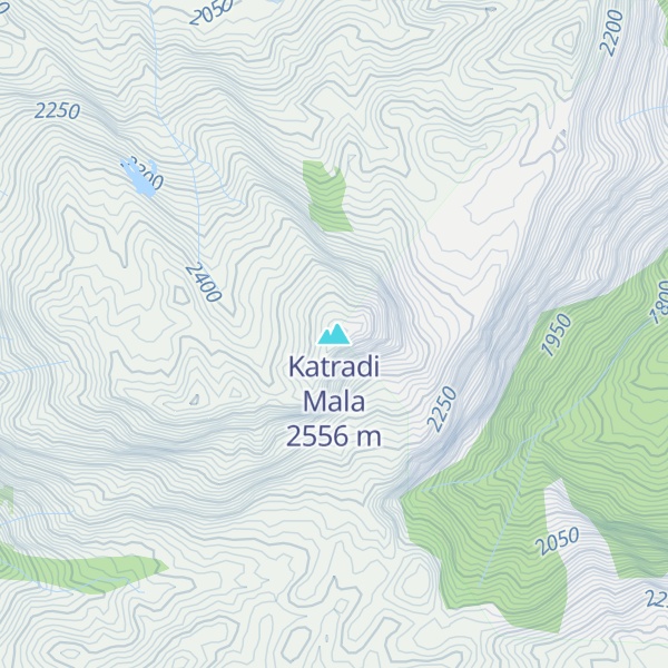 Map of Katradi Mala