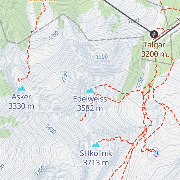 Map of Edelweiss