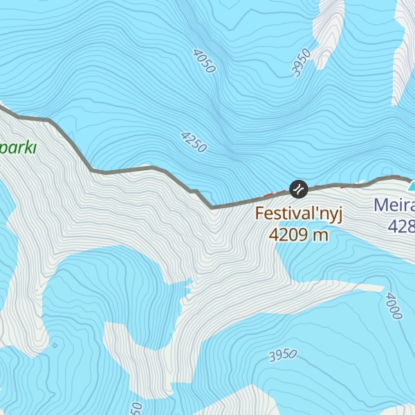 Map of Y. Abalakov