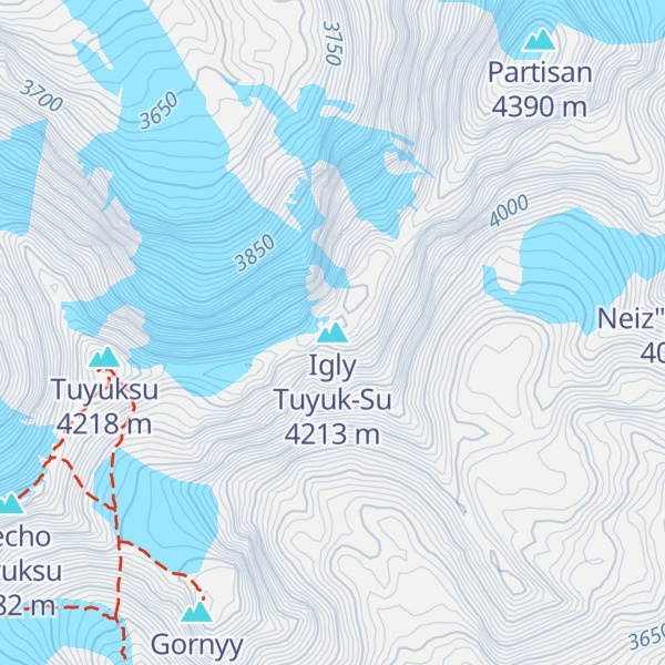 Map of Igly Tuyuk-Su