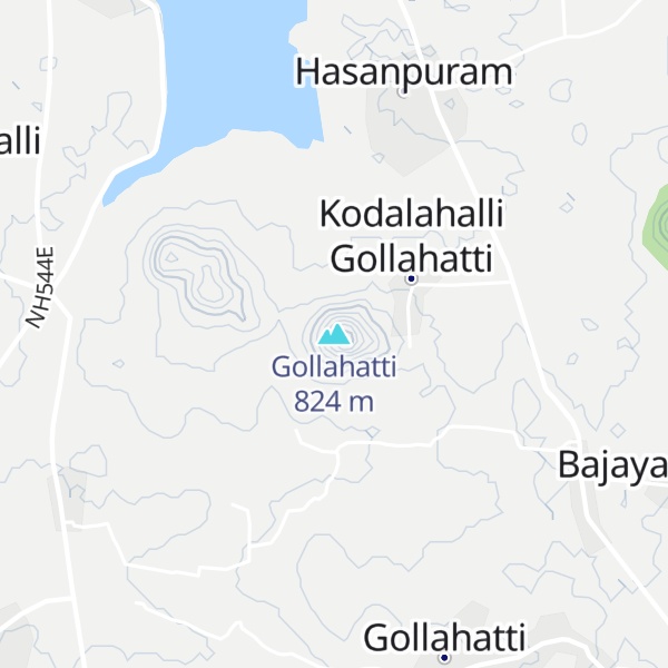 Map of Gollahatti