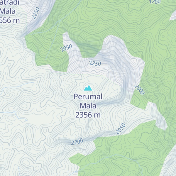 Map of Perumal Mala