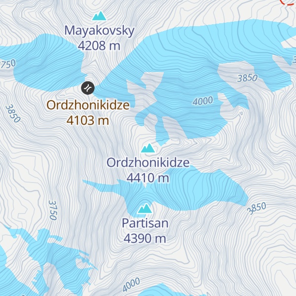 Map of Ordzhonikidze
