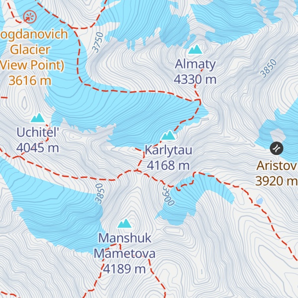 Map of Geroev-panfilovcev