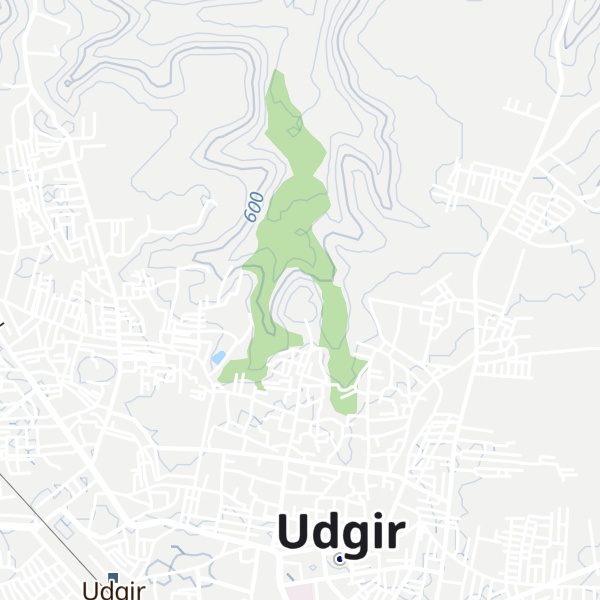 Map of Udgir Fort