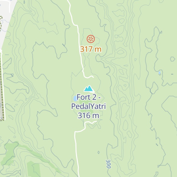 Map of Fort 2 - PedalYatri