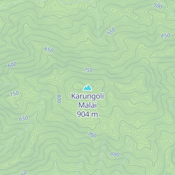 Map of Karungoli Malai