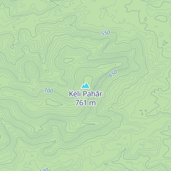 Map of Keli Pahār
