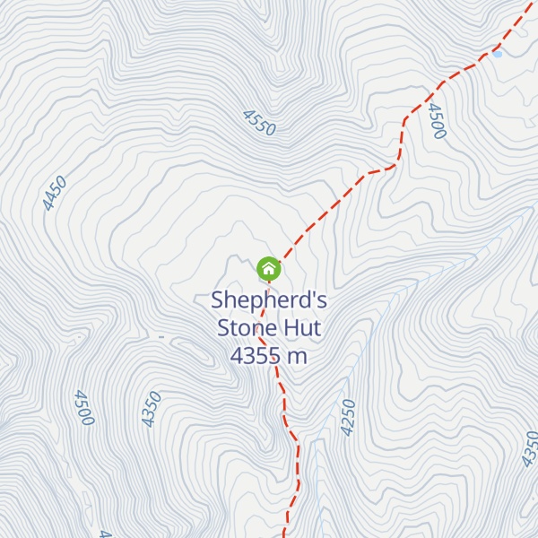 Map of Shepherd's Stone Hut