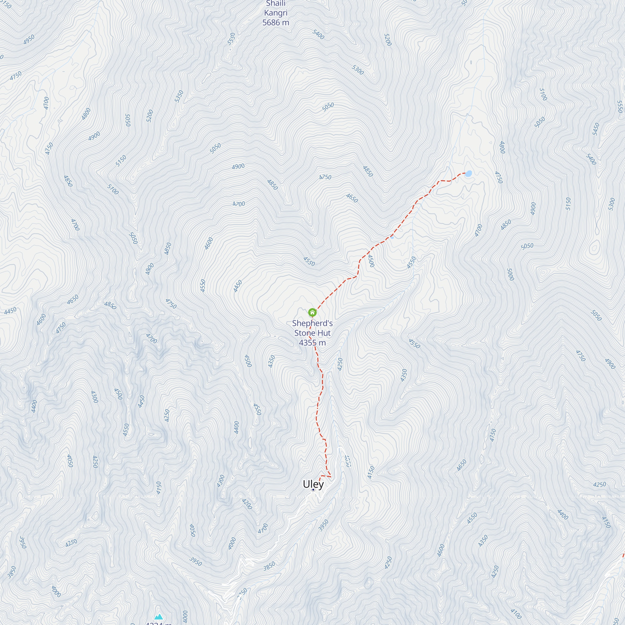 Shepherd's Stone Hut map