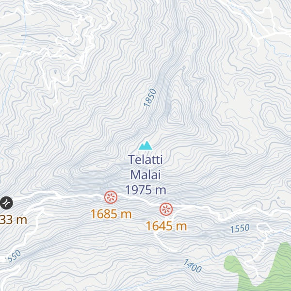Map of Telatti Malai