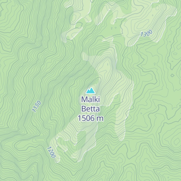 Map of Malki Betta