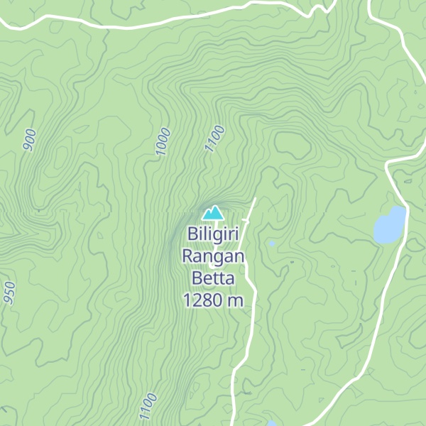 Map of Biligiri Rangan Betta