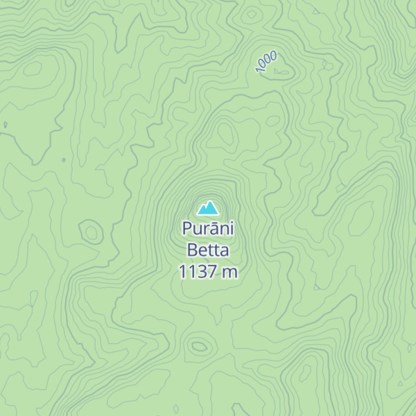 Map of Purāni Betta