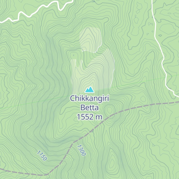 Map of Chikkangiri Betta