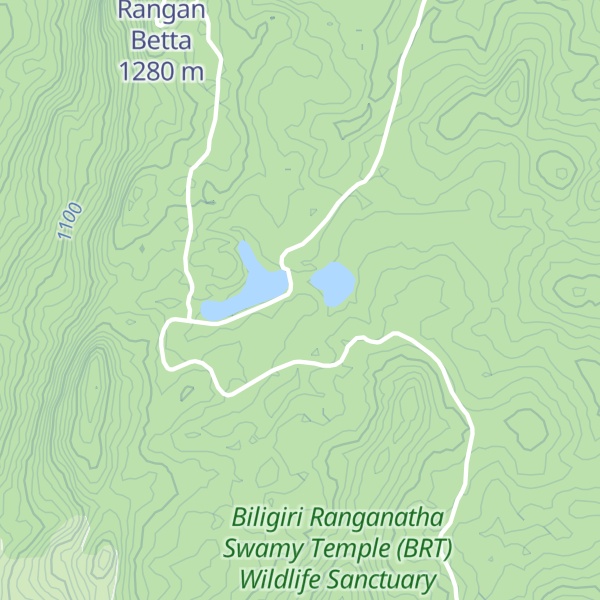 Map of Biligiri Rangana Betta