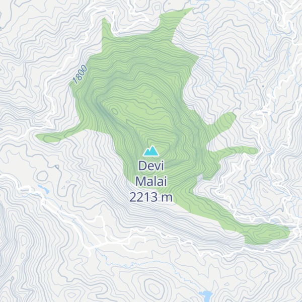 Map of Devi Malai