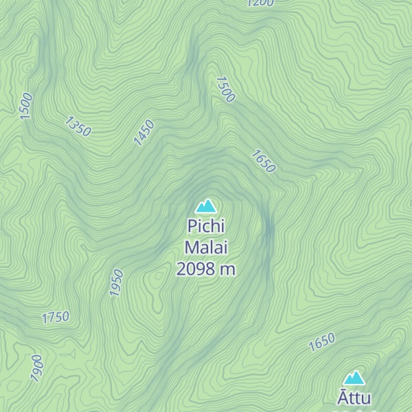 Map of Pichi Malai