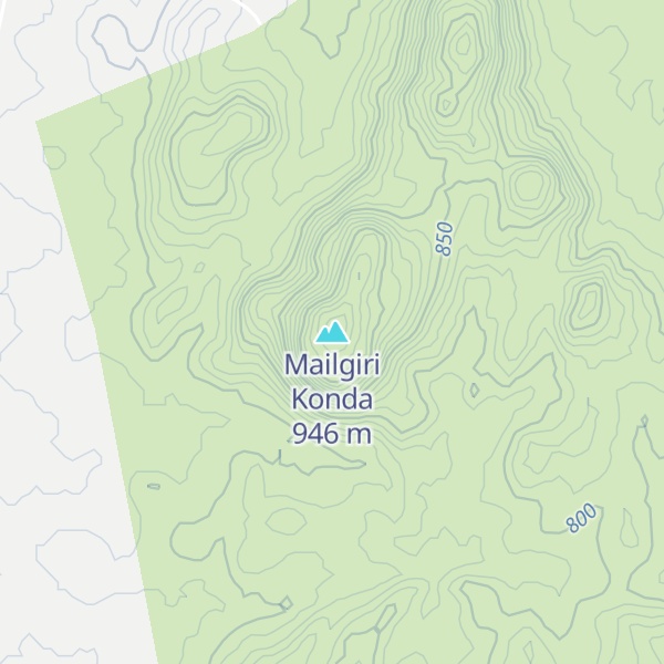 Map of Mailgiri Konda