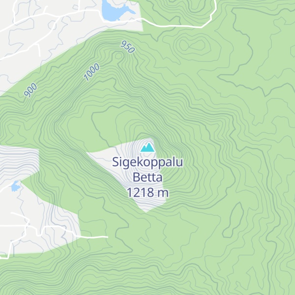 Map of Sigekoppalu Betta
