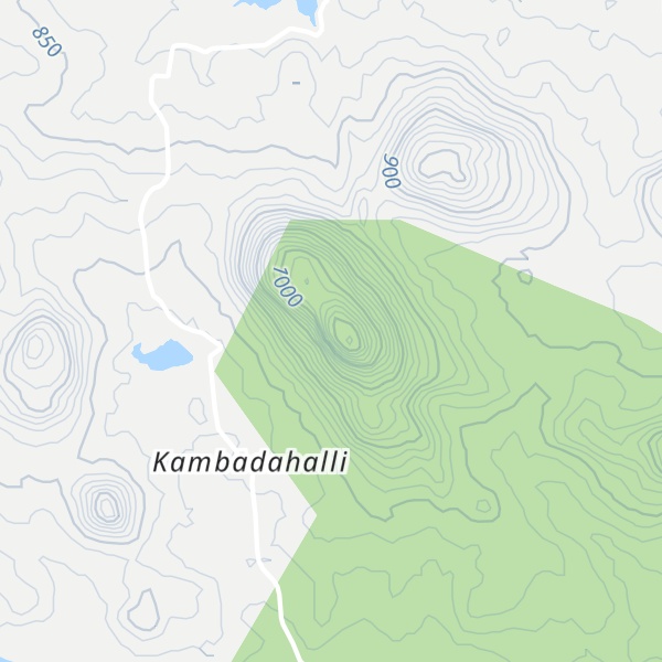 Map of Kavargal Betta