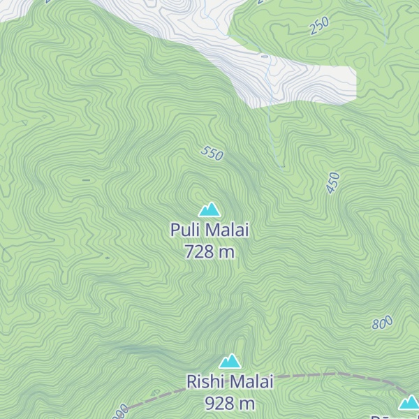 Map of Puli Malai