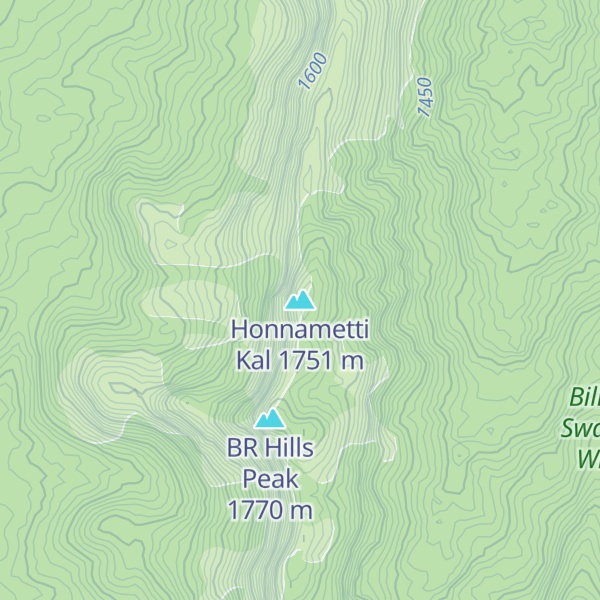 Map of Honnametti Kal