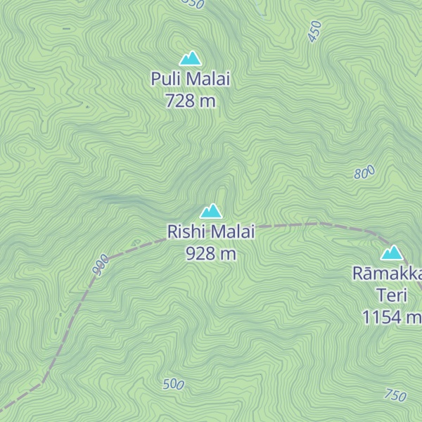 Map of Rishi Malai