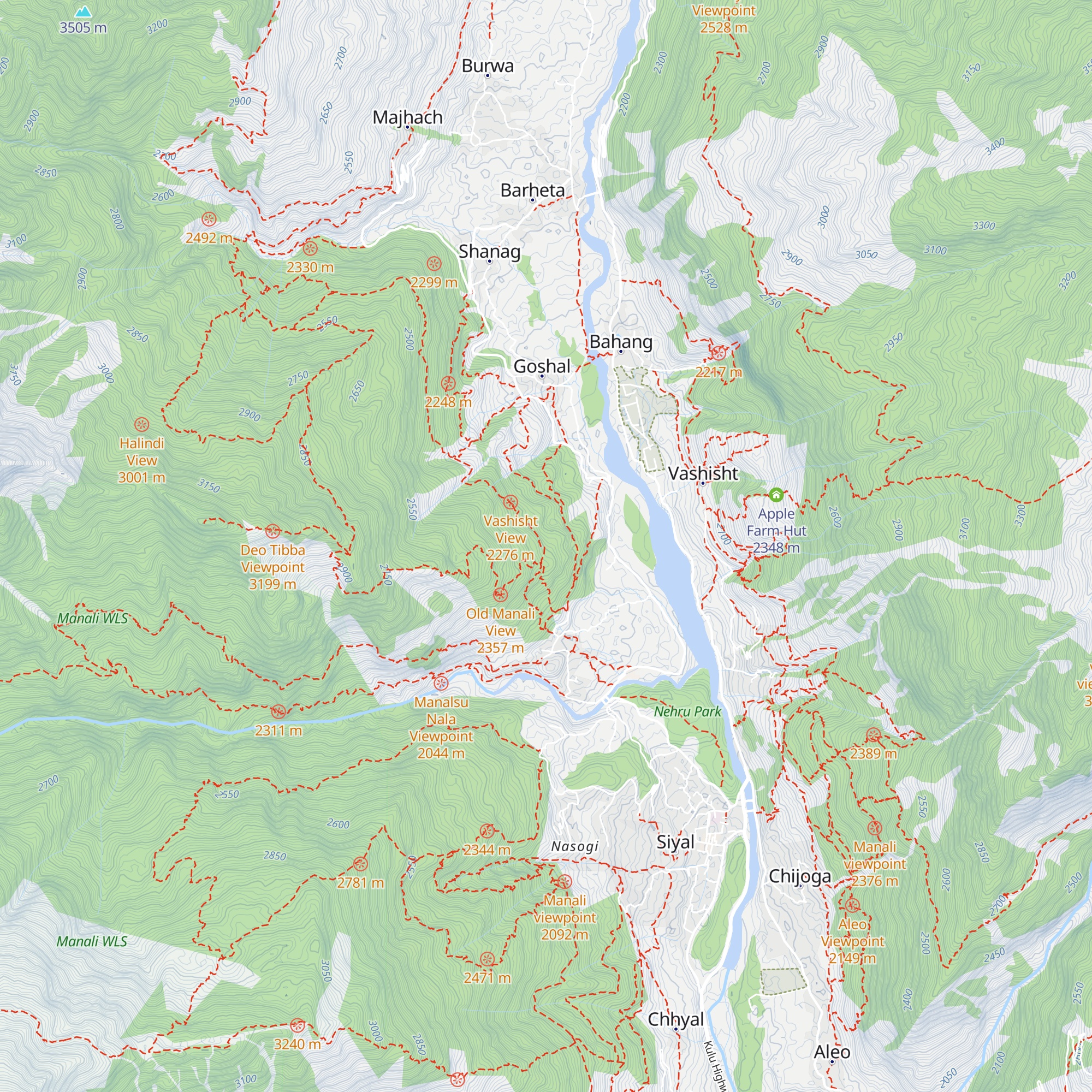 Hut map