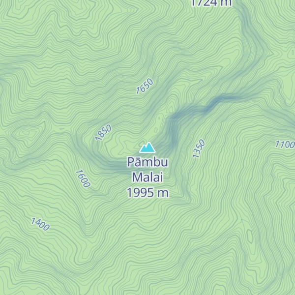 Map of Pāmbu Malai