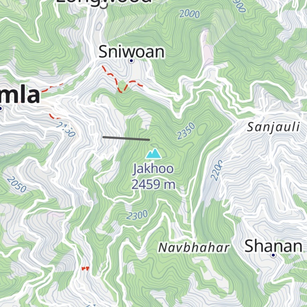 Map of Jakhoo