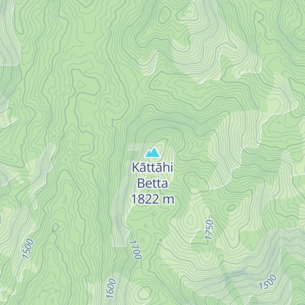 Map of Kāttāhi Betta