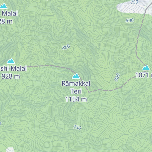Map of Rāmakkal Teri