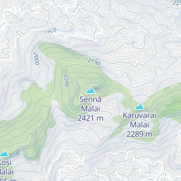 Map of Sennā Malai