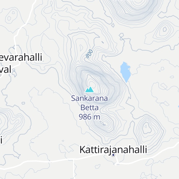 Map of Sankarana Betta