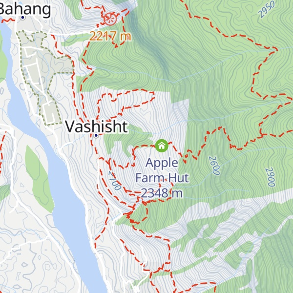 Map of Apple Farm Hut