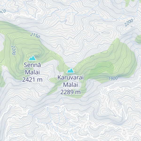 Map of Karuvarai Malai