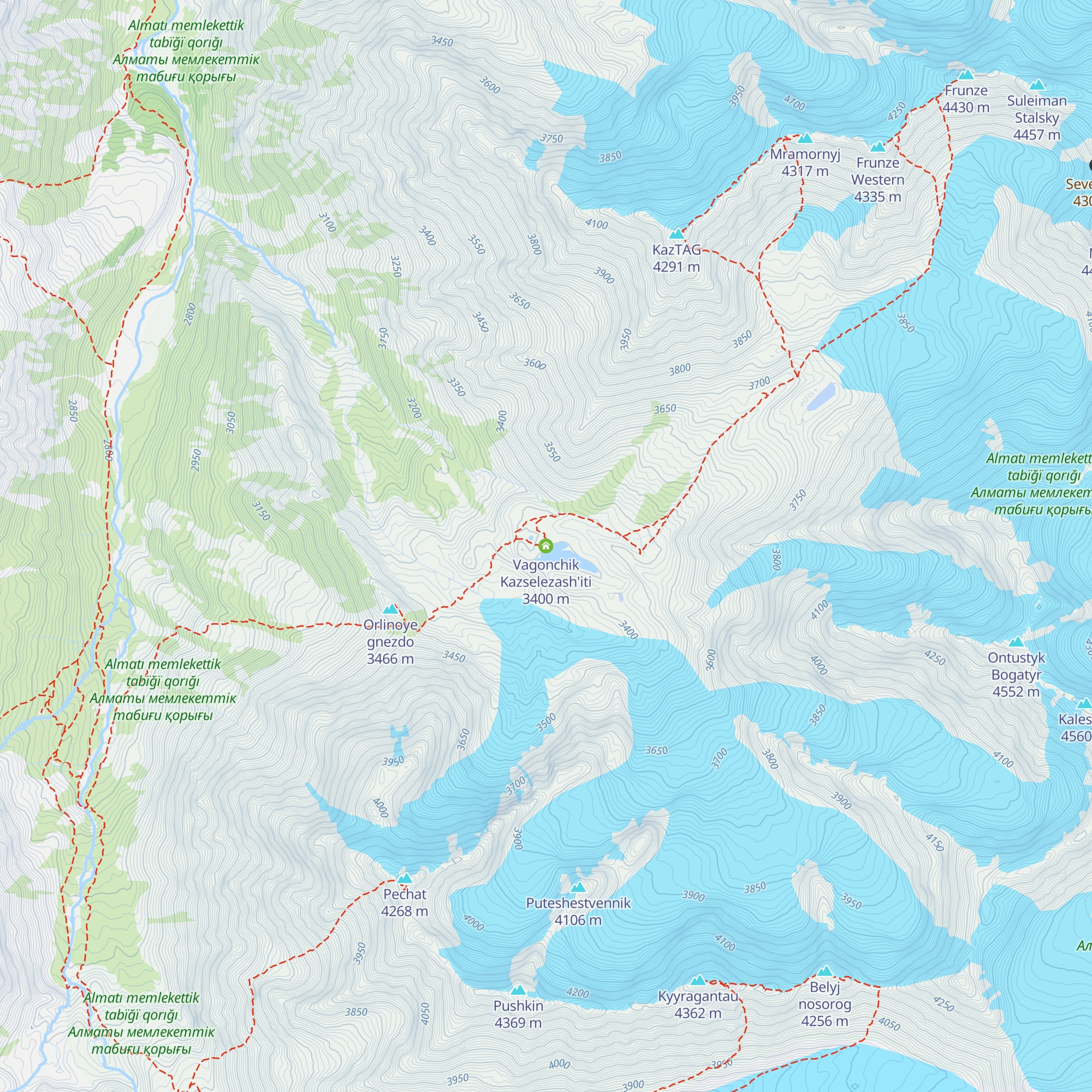 Vagonchik Kazselezash'iti map