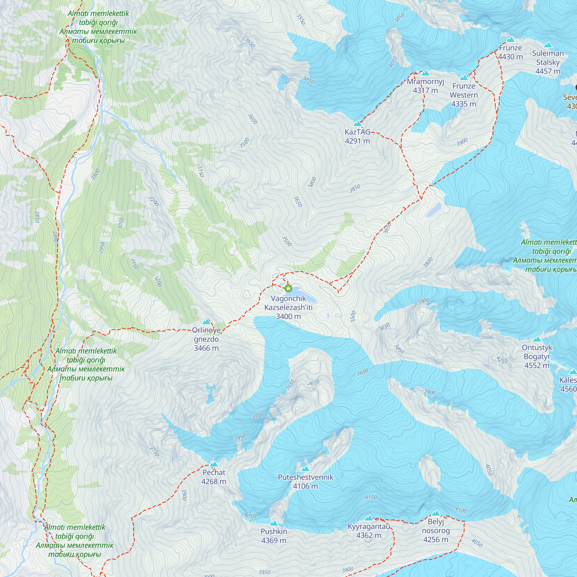 Vagonchik Kazselezash'iti map