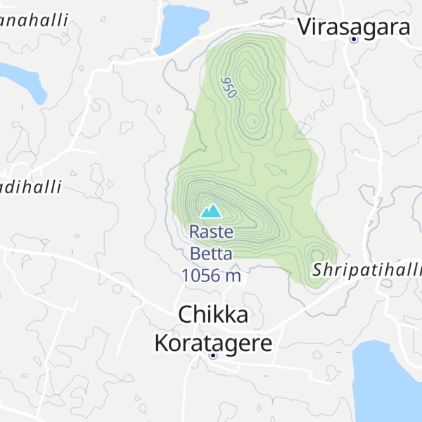Map of Raste Betta