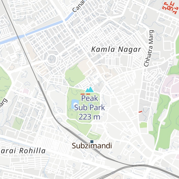 Map of Peak Sub Park