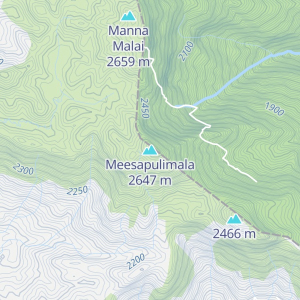 Map of Meesapulimala