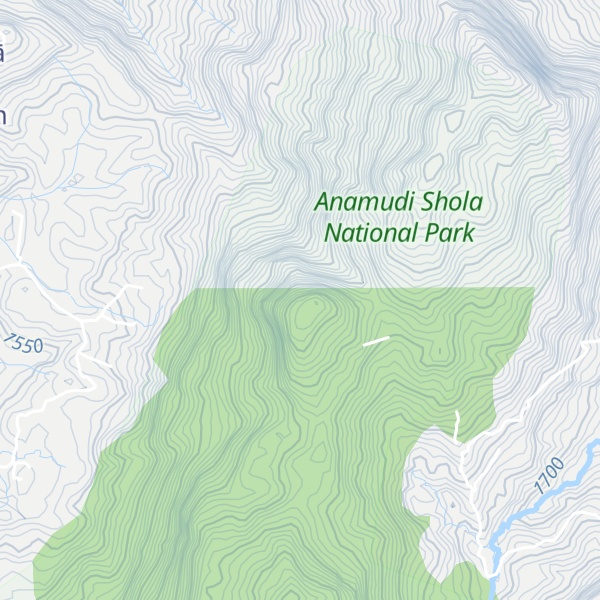 Map of Ānaivarai Malai