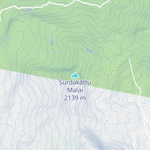 Map of Surdakāttu Malai