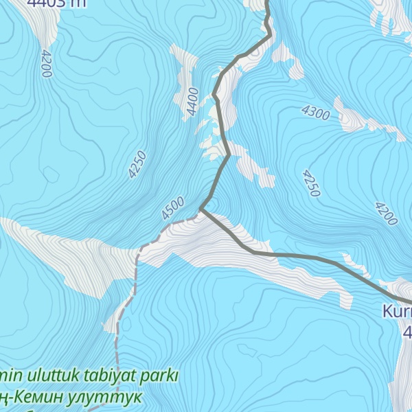 Map of Kemin