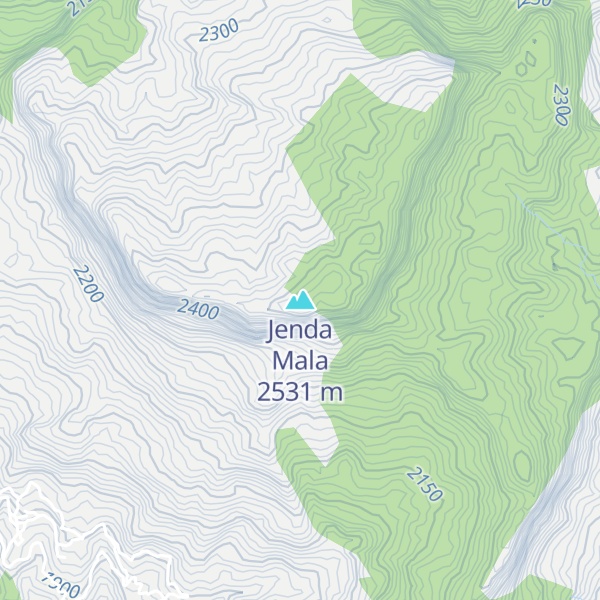 Map of Jenda Mala
