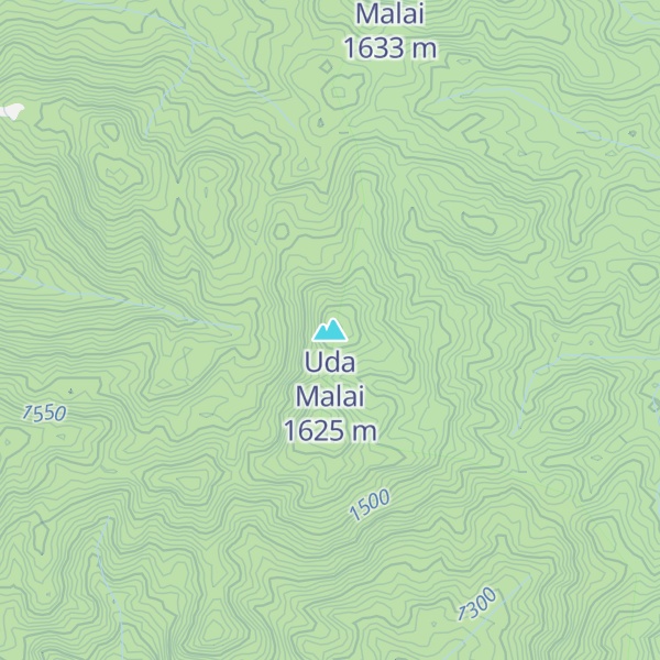 Map of Uda Malai