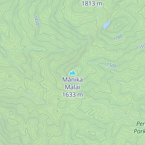 Map of Mānika Malai